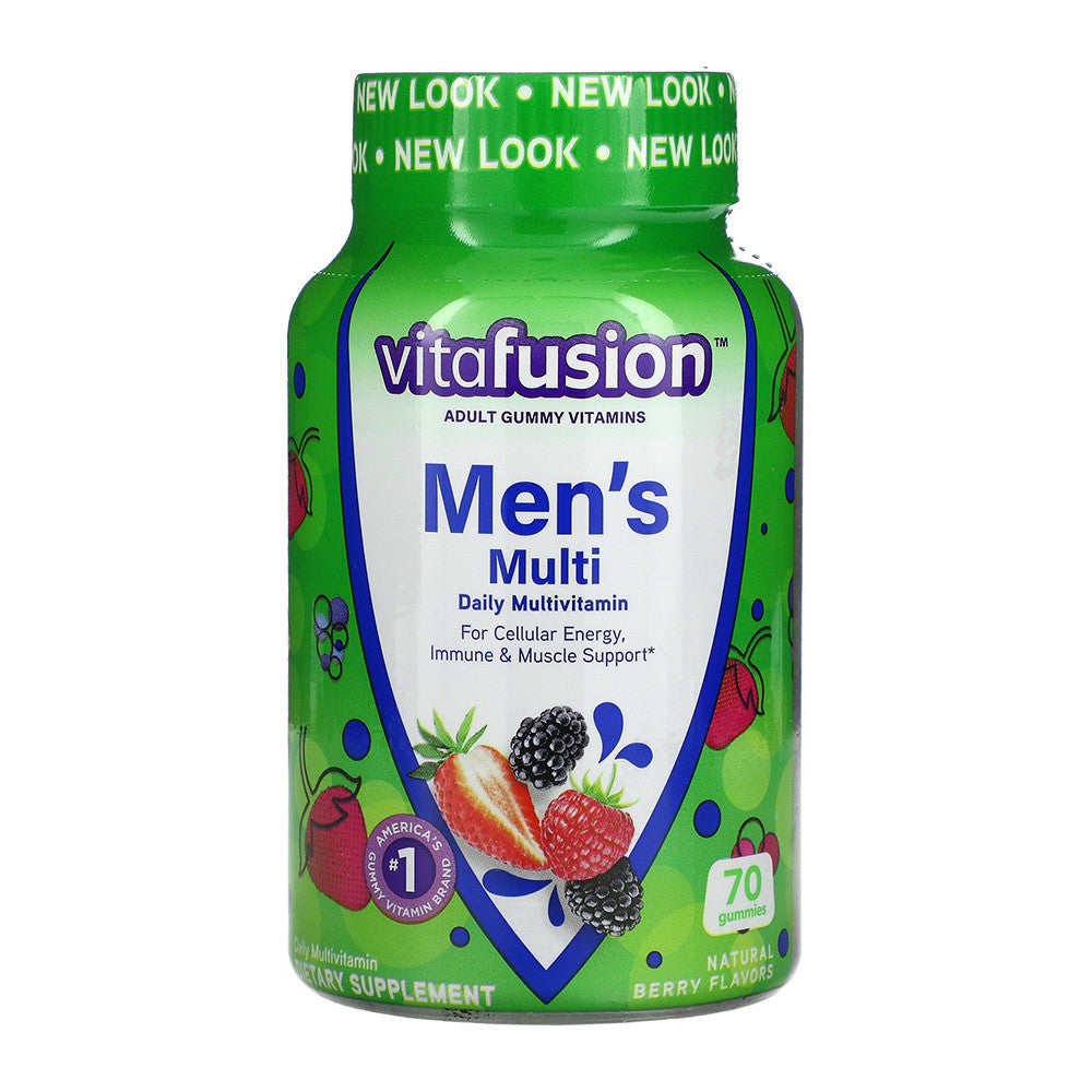 Vitafusion Mens Daily Gummy Multivitamin Formula 70 Ea